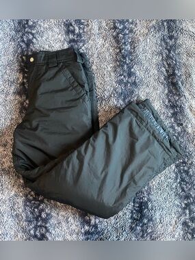 White Sierra Boys Youth Medium Black Insulated Outdoor Snow Pants